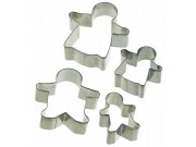 Tala Gingerbread Cutters Family Set 